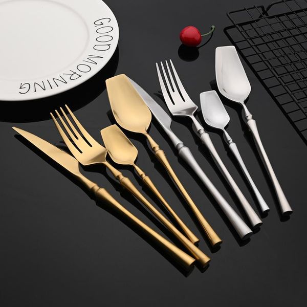 Наборы наборов посуды Matte Dailware Kitchen 20pcs/5Set Gold 304 Ошибка из нержавеющей стали.