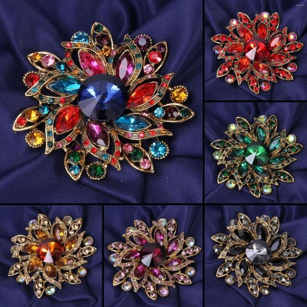 Броховые сплавы Crystal Brooch Corsage Высококачественные аксессуары для одежды завод по завод по завод по прямым продажам