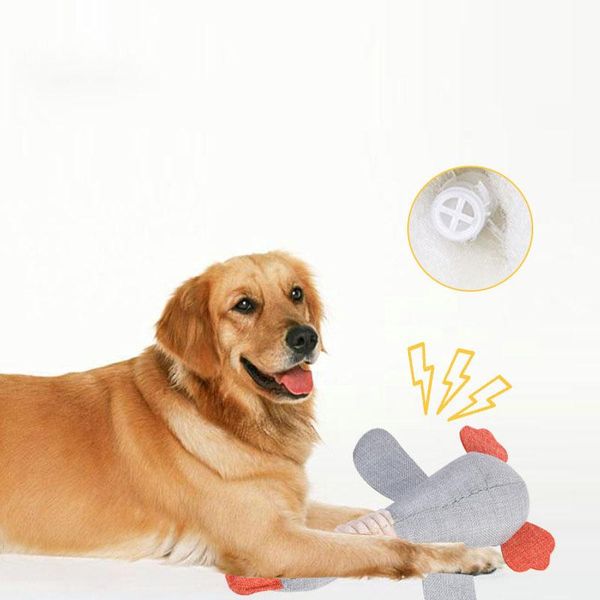 Dog Squeak Toys Wild Goose Sounds Limpando de brinquedo dentes cachorros cães mastigar suprimentos Treinando acessórios de brinquedos para animais de estimação domésticos