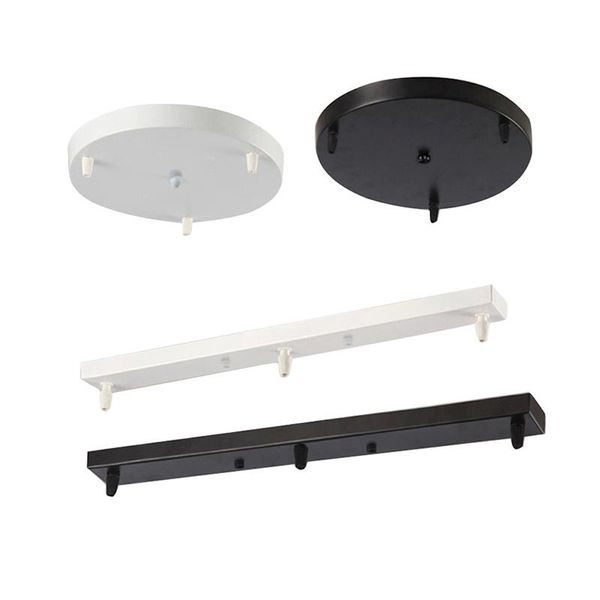 Lampade a sospensione Lampada Accessorio per illuminazione Rettangolo rotondo Piastra di base per soffitto Fai da te Multi dimensioni Adatto a una varietà di luciPendente