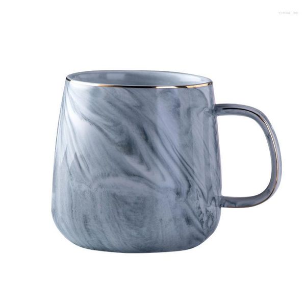 Tazze Piattini Stile moderno Tazza da caffè Coppie Amanti Colazione Tè Latte Strumento per bere Ceramica ecologica Tazza nobile di lusso All'ingrosso J478