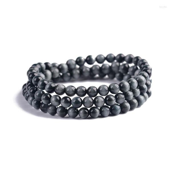 Strang Großhandel JoursNeige Eagle Eye Naturstein Armbänder 6mm Runde Perlen Kristall Für Männer Frauen Energie Armband Schmuck