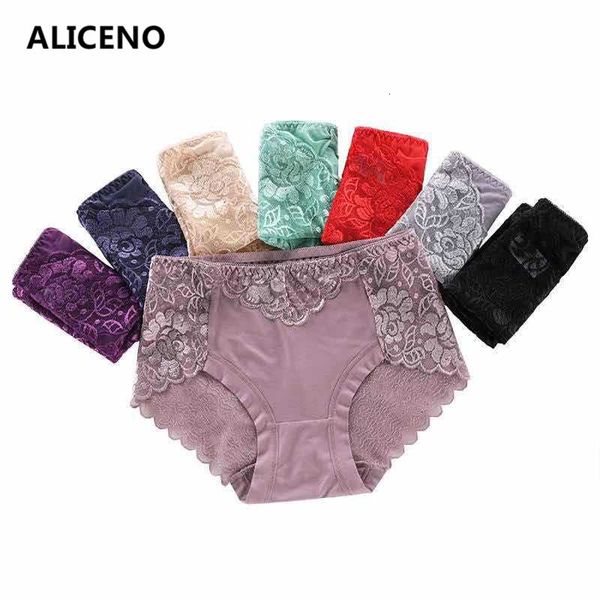 Kadın Panties 3pcslot Seksi Dantel Bow Modal kasık kadınları iç çamaşırı içi boş nefes alabilen brifingler tanga şeffaf külot hp11 230310