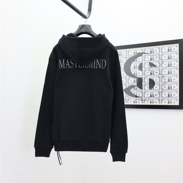 Erkek Hoodies Sweatshirts 2023FW Mastermind Diamond Hoodie Erkek Kadın 1: 1 -kaliteli kapüşonlu Moda Ağır Kumaş MMJ kazak