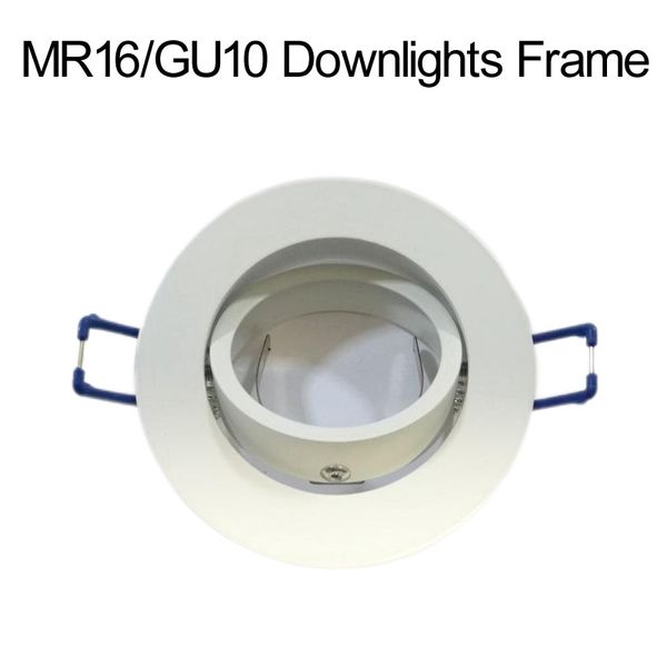 Acessórios para baixo downlight RU10 MR16 Acessórios de iluminação Bulbo Bolido de teto interno Luz de armação de luz usalight