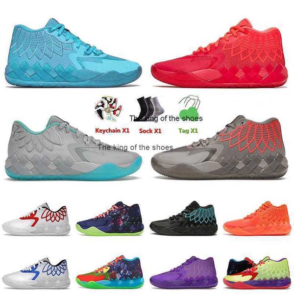 LaMelo Shoes 20233melo Shoes Pums Lamelo Ball MB.01 Баскетбольная обувь для мужского размера 12 All Blue Rick и Morty Red Ridge Beige Buzz City Galaxy Tennis