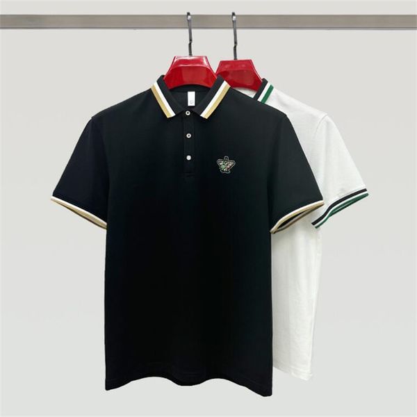 Hotsales 2023 Lüks Moda Tasarımcısı Erkek Polos Gömlek Erkekler Kısa Kollu T-Shirt Orijinal Tek Yaklaşık Gömlek Ceket Spor Giyim Jogging Suit M-4XL