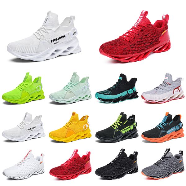 GAI Scarpe da Corsa da Uomo Scarpe da Ginnastica Traspiranti General Cargo Nero Cielo Blu Verde Acqua Tour Giallo Moda Uomo Scarpe da Ginnastica Sportive Free Thirty Eight