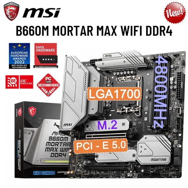 MSI B660M MORTAR MAX WIFI DDR4 PARTIMANTE MOTEME