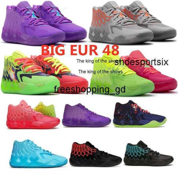 2023 Scarpe Lamelo 2022 Scarpe da basket da uomo firmate Mb.01 Lamelo Ball Buzz Queen City Rick e Morty Galaxy Rock Ridge Volt Blast High Scarpe Lamelo