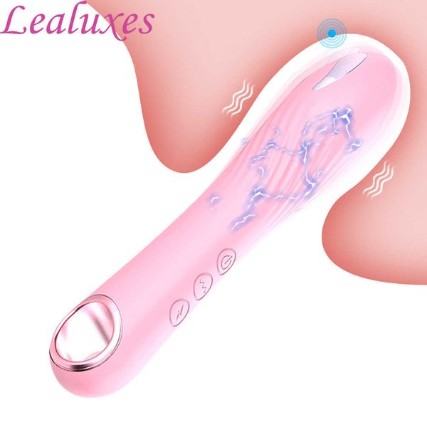 Nxy Vibratoren Elektroschock-Dildo-Vibrator, Sexspielzeug für Frauen, Klitorisstimulator, Vaginalmassagegerät, Analplug, weiblicher Masturbator, Spielzeug für Erwachsene, 230310