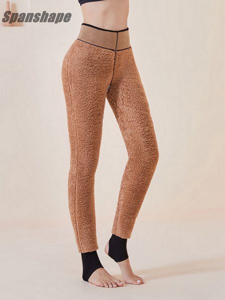 Leggings da donna Leggings da donna invernali caldi foderati in pile Collant in velluto spesso Pantaloni termici Leggings sottili super caldi Vita alta elastica ouc1284 230310