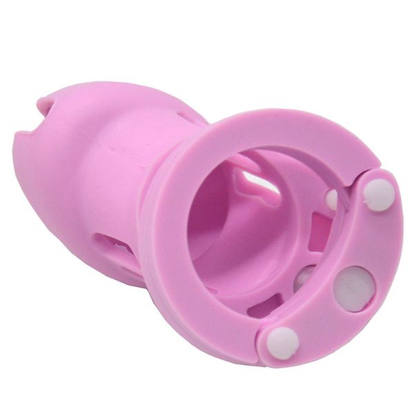 Silicone masculino de castidade de dispositivo sexual brinquedo gabine