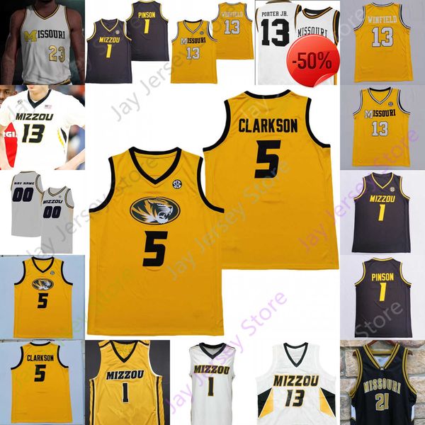 Missouri Tigers Basketballtrikot Ncaa College Javon Pickett Brown Clarkson Porter Jr. Davis Degray Iii Duan Gordon Jarron Coleman