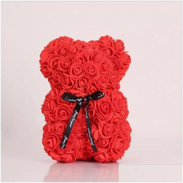 Stuffed Plush Animals Valentines Day Gift Pe Rose Bear Toys Fl Of Love Romantic Teddy Bears Doll Cute Girlfriend Children Present Dhrzl