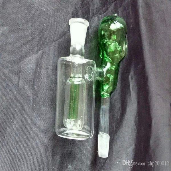 Stecken Sie den Filtertopf Großhandel Glas Bongs Zubehör, Glas Wasserpfeife Rauchen,