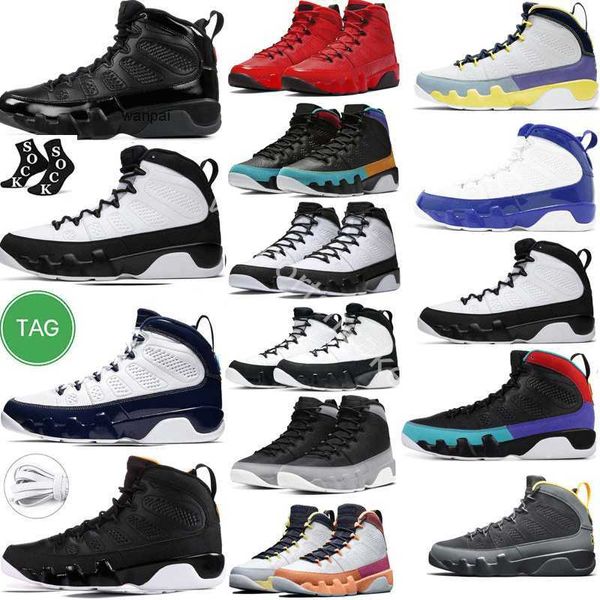 2024 Günstige Jumpman 9 9s Herren-Basketballschuhe Space Jam Chile Red Particle Grey Black Dark Gum Gym Red Charcoal University Pearl Blue UNC City Of