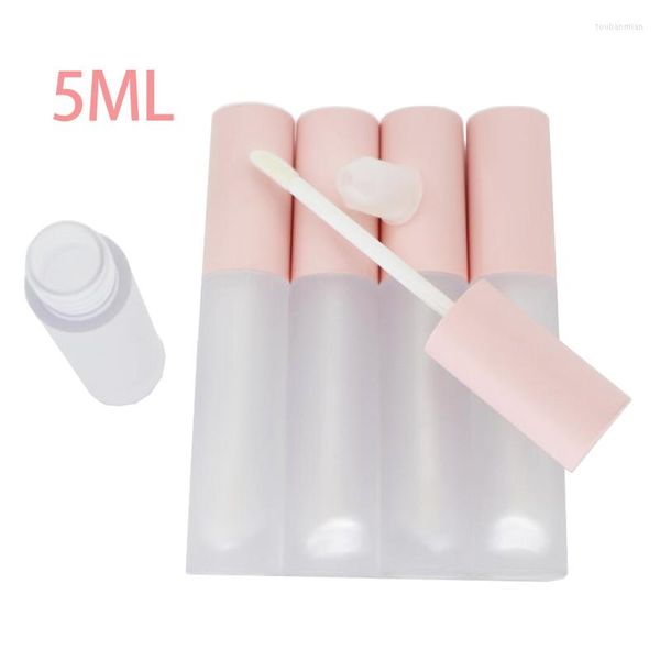 Garrafas de armazenamento 10/50pcs Lip Lip Gloss Plástico Recipientes de Plástico Vazenda Espalador Fosco de Tubo Lipgloss