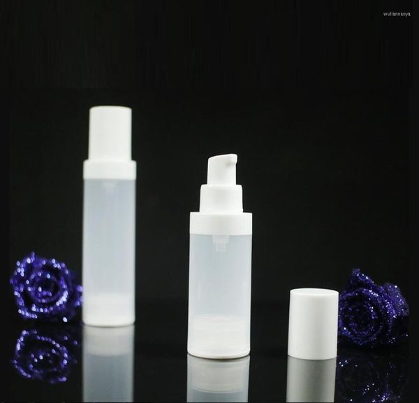 Garrafas de armazenamento 30 ml de plástico sem ar -mamadeiro bomba de tampa de emulsão/loção/base/toner essência Balance água