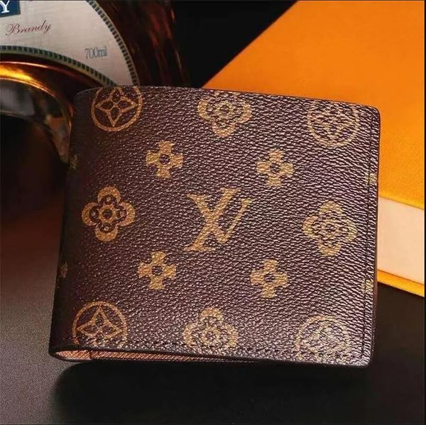 New Designer Flower Card Holdter Men Women Women Wallet Graffiti Leather Women Burse Fashion Credit Totolder Colorther Total Louiseity Bags Viutonity