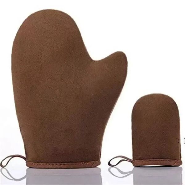 Загар рукавиц с большим пальцем для самостоятельных таннеров загара Mitt для Spray Tan Beach Special Gloves Оптовые FY3446