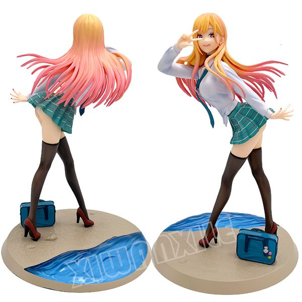 Anime Manga 24cm My Dressup Darling Marin Kitagawa sexy Figura anime Marin Kitagawa Action Figure Figure per adulti Collezione per adulti Toys 230309