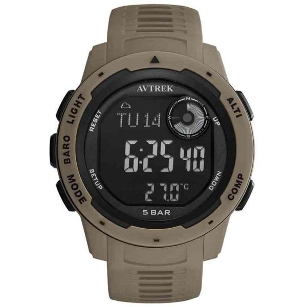 Pedômetro Avtrek Compass Watch Altimeter Exército militar à prova d'água ao ar livre esportam sobrevivência digital tática