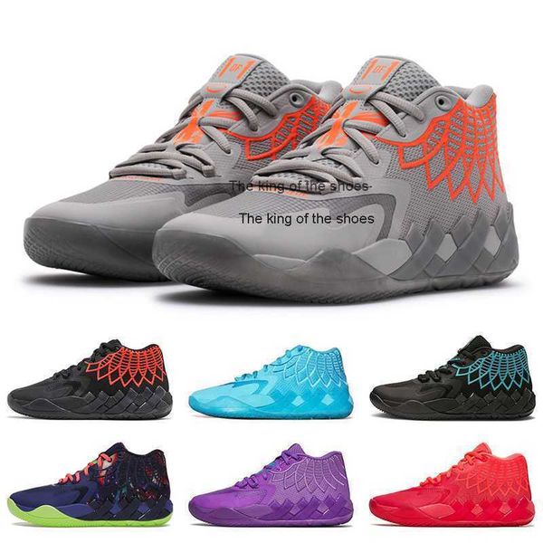 2023Lamelo-Schuhe 40-46 Größen US 7,5-12 Herrenschuhe MB.01 LaMelo Ball Queen City Basketballschuh Buzz City Rick und Morty Sneakers DesignerLamelo-Schuhe