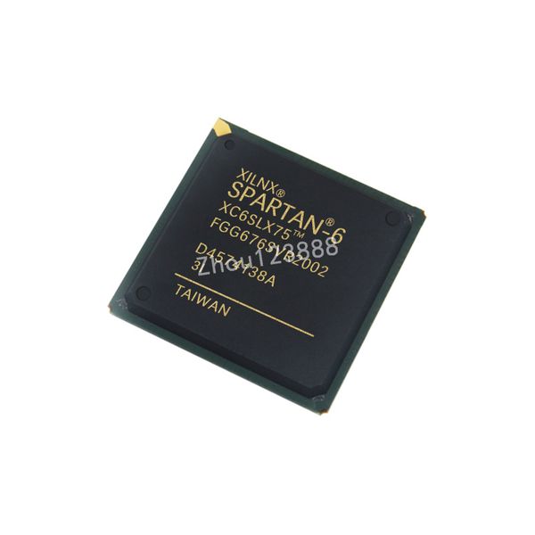 Новые оригинальные интегрированные цепи ICS Полевой программируемый массив затвора FPGA XC6SLX75-3FGG676I IC Чип FBGA-676 Микроконтроллер