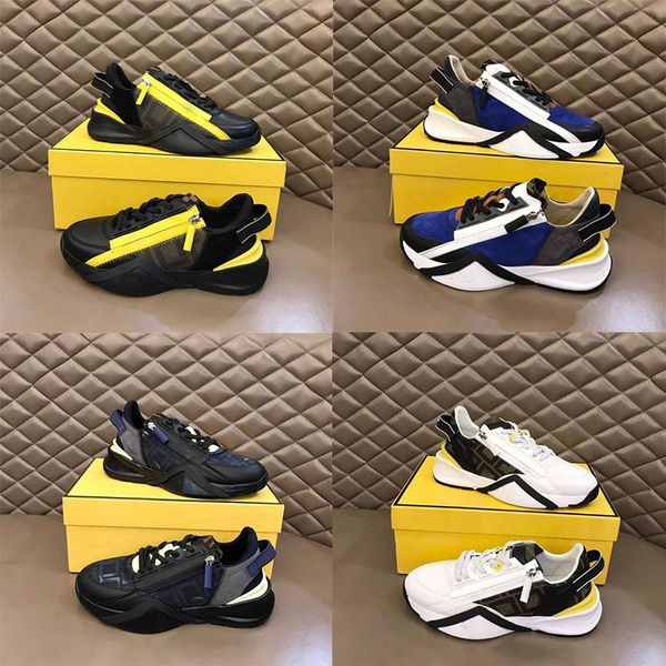 Esportes com zíper de borracha de borracha perfeita sapatos de esportes de esportes confortáveis Sapatos casuais da rede de skate leve tênis de skate