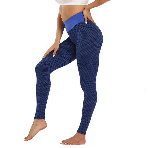 Leggings da donna Leggings senza cuciture Leggings da palestra sexy da donna Pantaloni sportivi Leggings da allenamento a nido d'ape Butt Lift Legging Anti Cellulite 230310