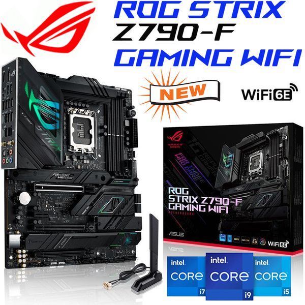 Scheda madre LGA 1700 ASUS ROG Strix Z790-F Gaming WiFi 6E Scheda madre Intel Z790 Supporto DDR5 Intel i3 i5 i7 i9 CPU Desktop ATX