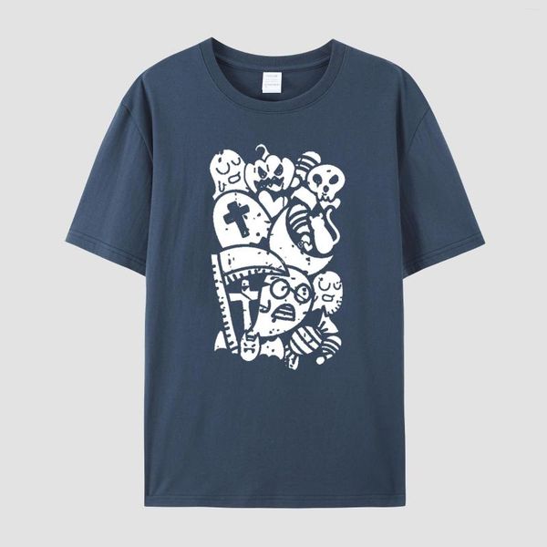 Magliette da uomo TARCHIA 2023 Camisetas Uomo Plus Size Tee Top Cotone oversize Anime Manica corta Ghost Summer Graphic Casual
