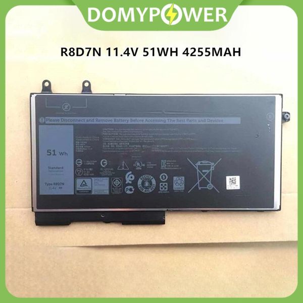 Tablet PC Baterias R8D7N Bateria de laptop para Dell Precision 3540 3541 3550 3551 Latitude 5400 5500 5510 5501 5401 Inspiron 7590