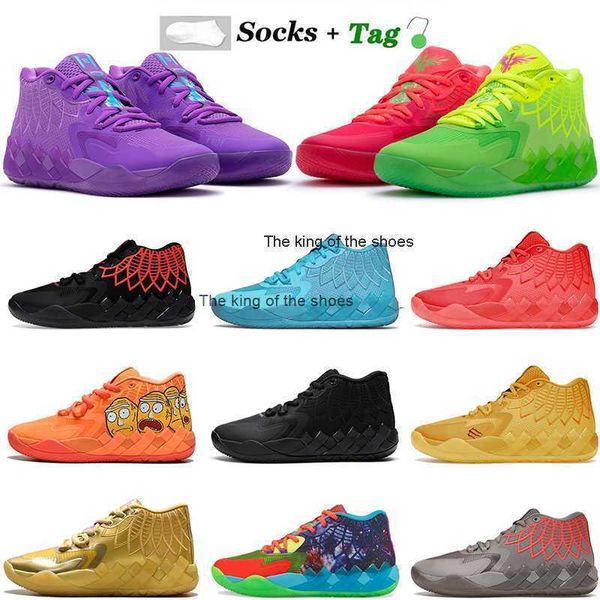 Scarpe Lamelo 2023 Scarpe Lamelo OG Scarpe outdoor Sandali LaMelo Ball MB.01 Scarpe da basket Uomo Queen City Rock Ridge Rosso Galaxy Bianco Argento Rick e