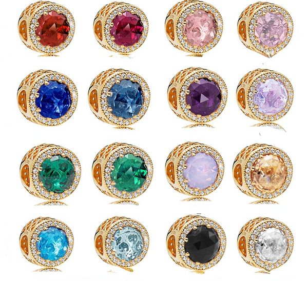 2023 Feminino Prata Esterlina Pandora Charm Gold Cat's Eye Series Color Cat's Eye Beads DIY Accessory Beads Adequado para Pulseira Pandora