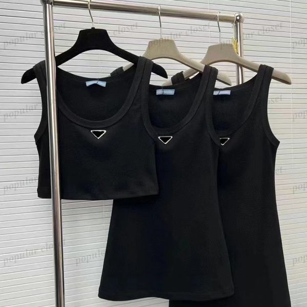 Collezione di canottiere per ragazze Canottiere da donna Gonna Abito lungo Medio corto Designer Lettera Triangolo senza maniche Camicetta Top Qualità