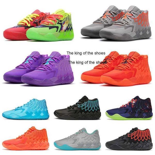 20233melo Shoes Mb.01 Lamelo Ball Ball Basketball Shoes Sneakers Sneaker Sneaker Lo Ufo Black Blast Buzz City Rock Ridge Red Rick и Morty Notlemelo Shoes