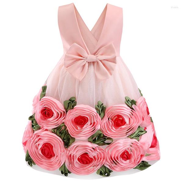 Vestidos de menina bebê princesa festa de casamento crianças crianças roupas de natal roupas infantil de menina de flores vestidos vestidos roupas