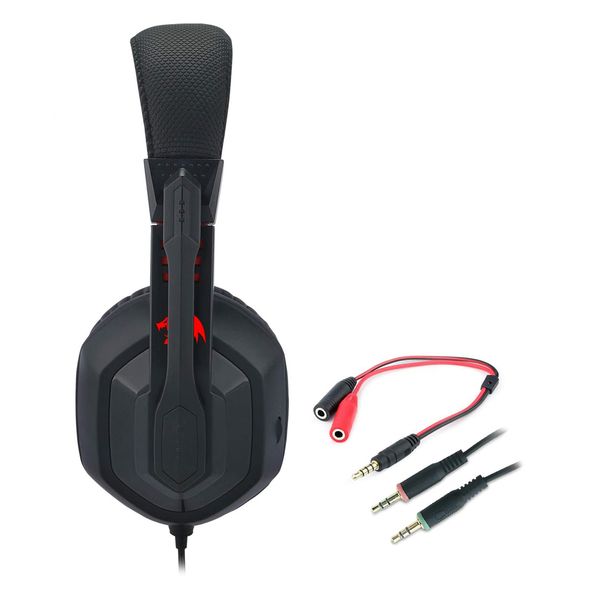 n H120 Cuffie da gioco Cablate Over Ear Cuffie da gioco per PC Microfono Riduzione del rumore integrata per PC Laptop Tablet PS4 Xbox One