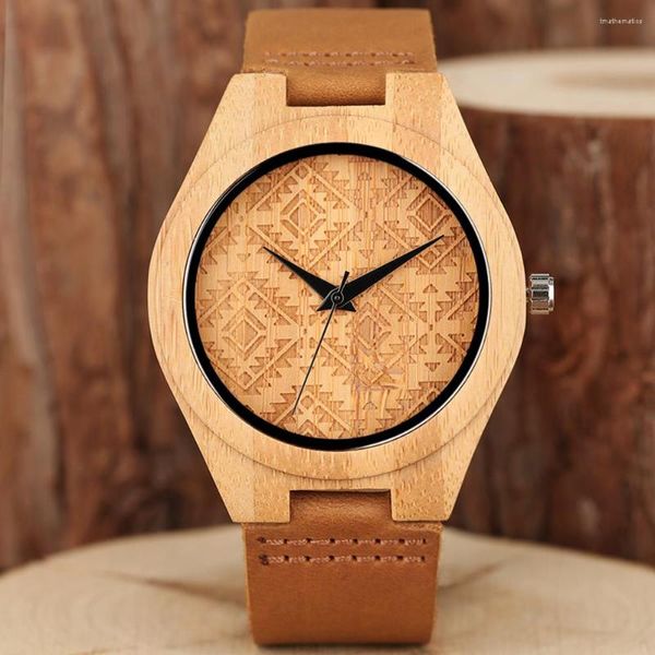 Нарученные часы Montre Femme деревянные часы argyle carving cial