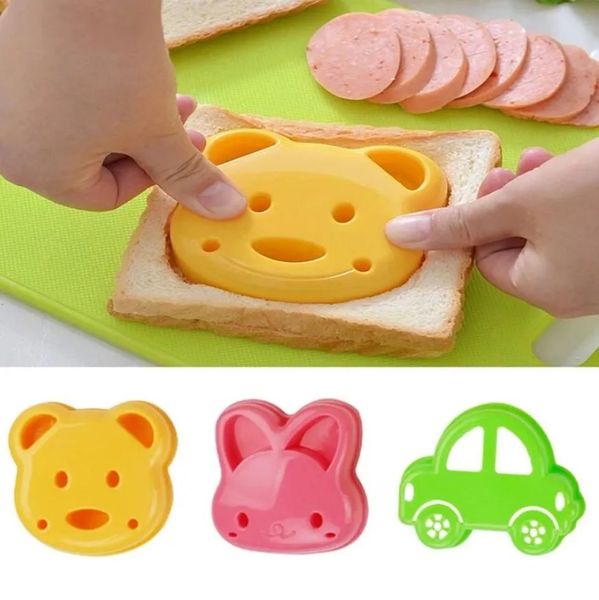 Сэндвич -плесень медведь автомобиль кроличьи в форме хлеб для хлеба для печенья печенье для печенья