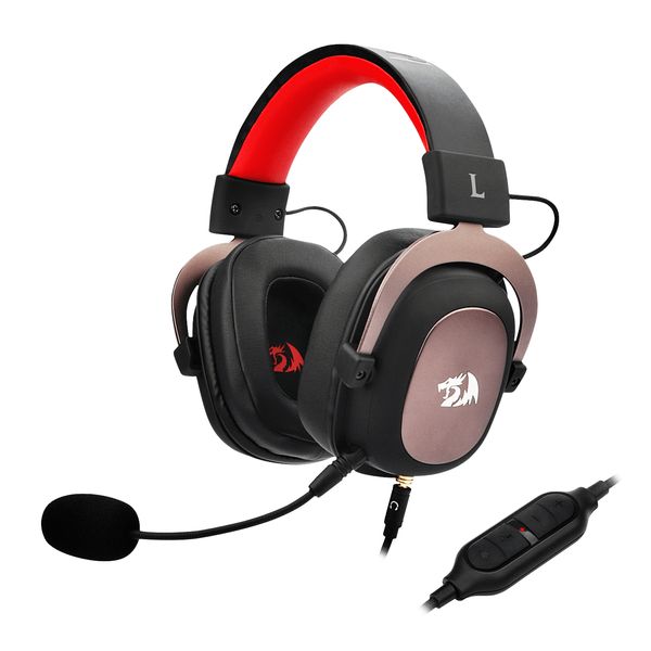 N H510 ZEUS Kablolu Oyun Kulaklığı 7.1 Surround Sound Çok Platformlar Kulaklık Çalışmaları PC Telefon PS5/4/3 Xbox One/Serisi X NS