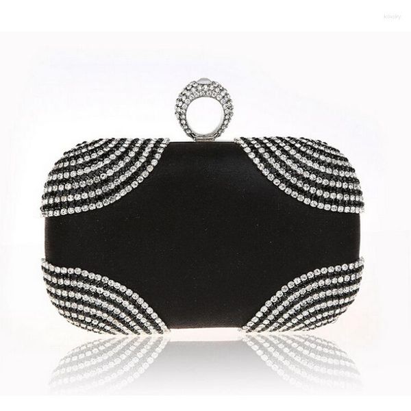 Bolsas de noite diamantes embreagem embreagem feminino de luxo diamod bolsas anel de diâmetro bolsa de festas de festas de casamento garotas