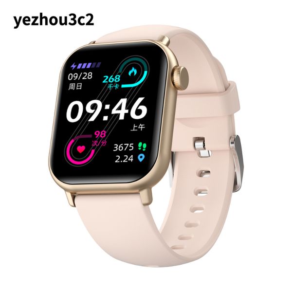 Yezhou2 мобильный телефон Smart Watch с 1,81-дюймовым экранным экраном Full HD Bluetooth Calling Сердечный частота кровяное давление мониторинг кислорода для крови для женщины