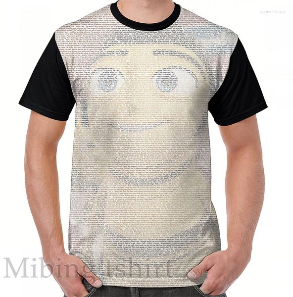 Camisetas masculinas de impressão engraçada Camisa Mulheres Tops Tee Barry Benson Made Using The Bee Movie Script Graphic T-Shirt