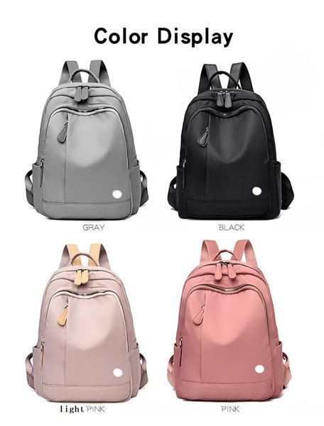 LL Simples Oxford Tecido Estudantes Campus Outdoor Bags Adolescente Shoolbag Mochila Tendência Coreana Com Mochilas Lazer Viagens