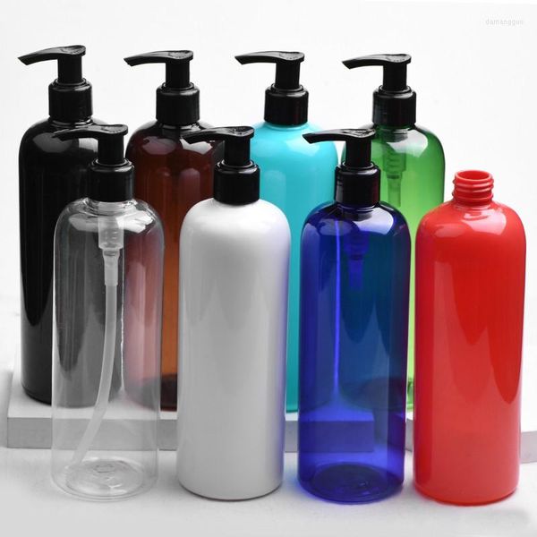 Bottiglie di stoccaggio 14pcs 500ml Nero Bianco Vuoto Interruttore sinistro e destro Pompa Bottiglia di lozione Sapone liquido Shampoo Gel doccia Contenitore per cosmetici