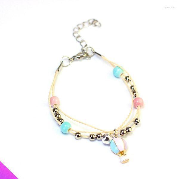 Bracelets de charme por atacado 10pcs 2023 Balão de ar de cerâmica Sweet Romantic Romantic Girl Cera Cera 6 Styles Factory Direct Sales