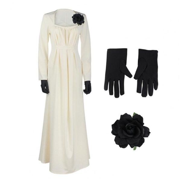 Lässige Kleider Lady Dimitrescu Cosplay Kostüm Chatelain Alcina Biohazard Comtesse Halloween Party Corsage